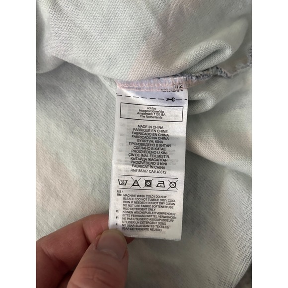 Adidas ORIGINALS MEN'S R.Y.V OVERSIZE T SHIRT Adult XL‎ Pastel Pink Blue Navy - Picture 8 of 11